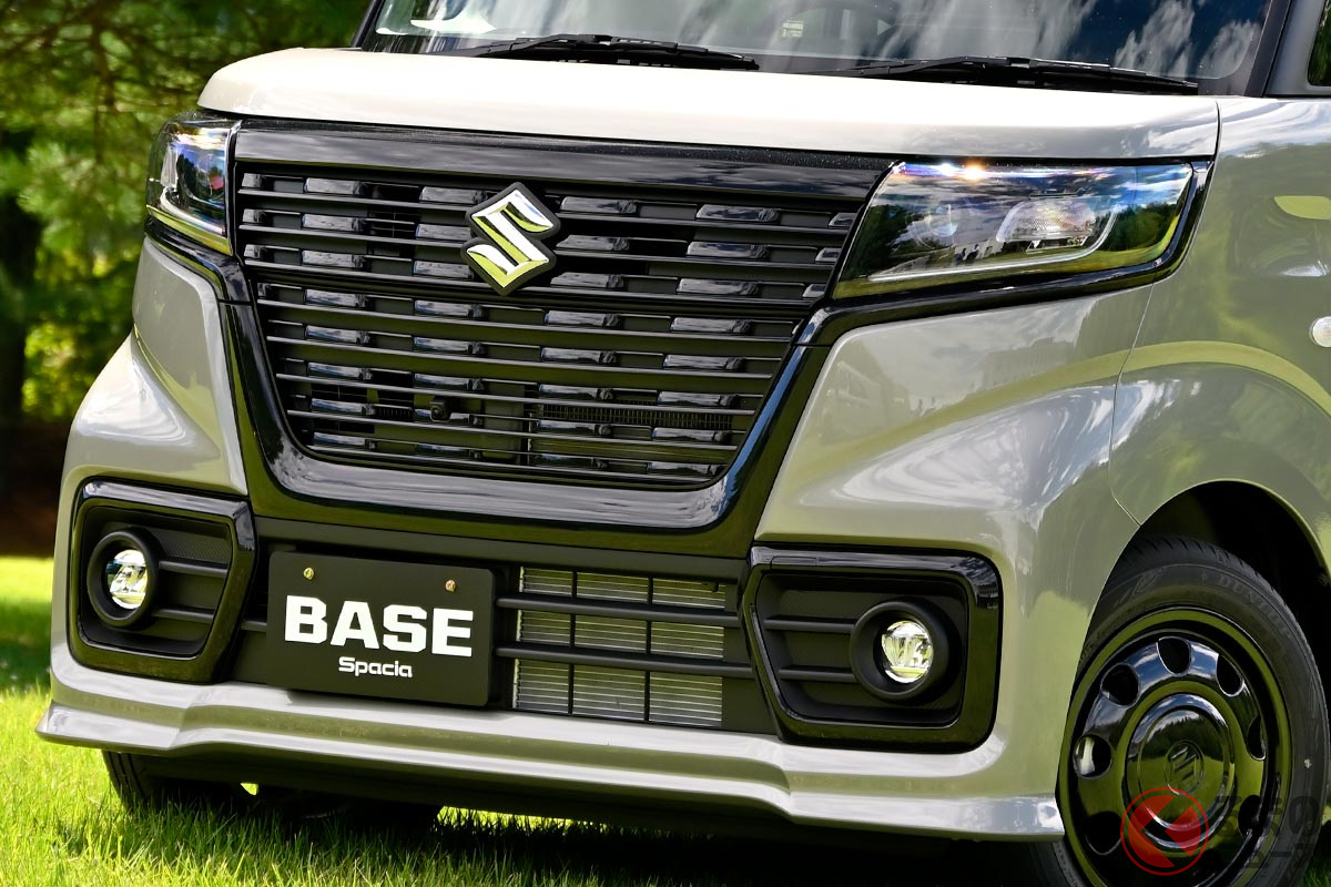 黒グリルが精悍なスズキ新型「スペーシアベース」