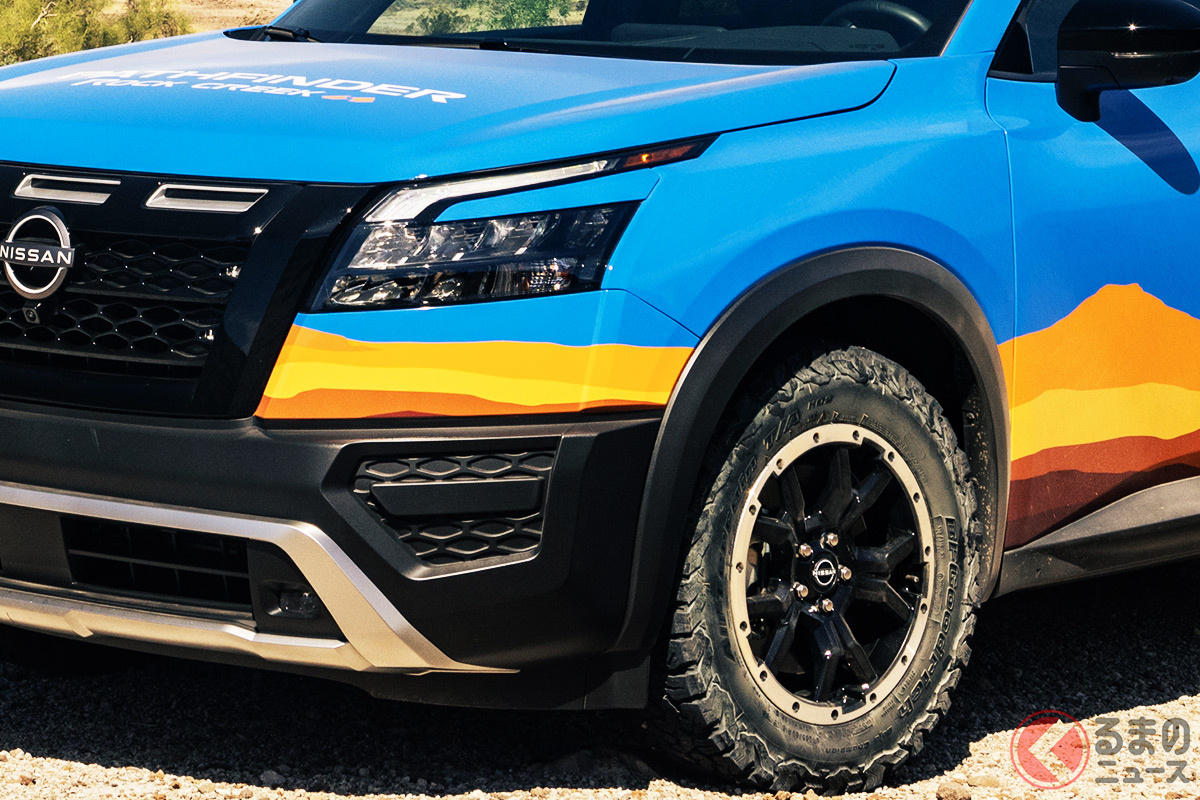 「レベルラリー2022」に参戦した新型「パスファインダー ロッククリーク」