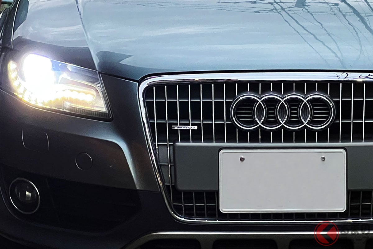 バルブ交換で明るさを取り戻したヘッドランプ