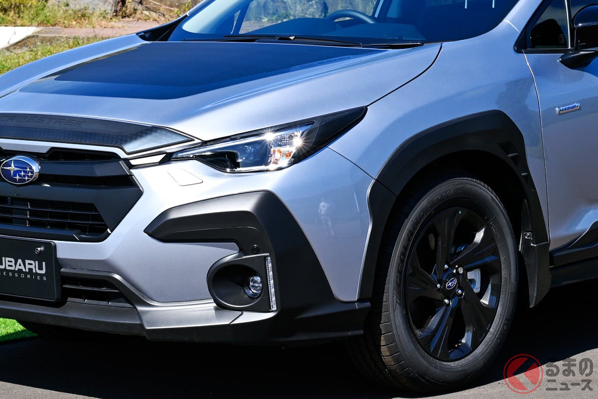 アクセサリー装着でゴツさ増したスバル新型「クロストレック」