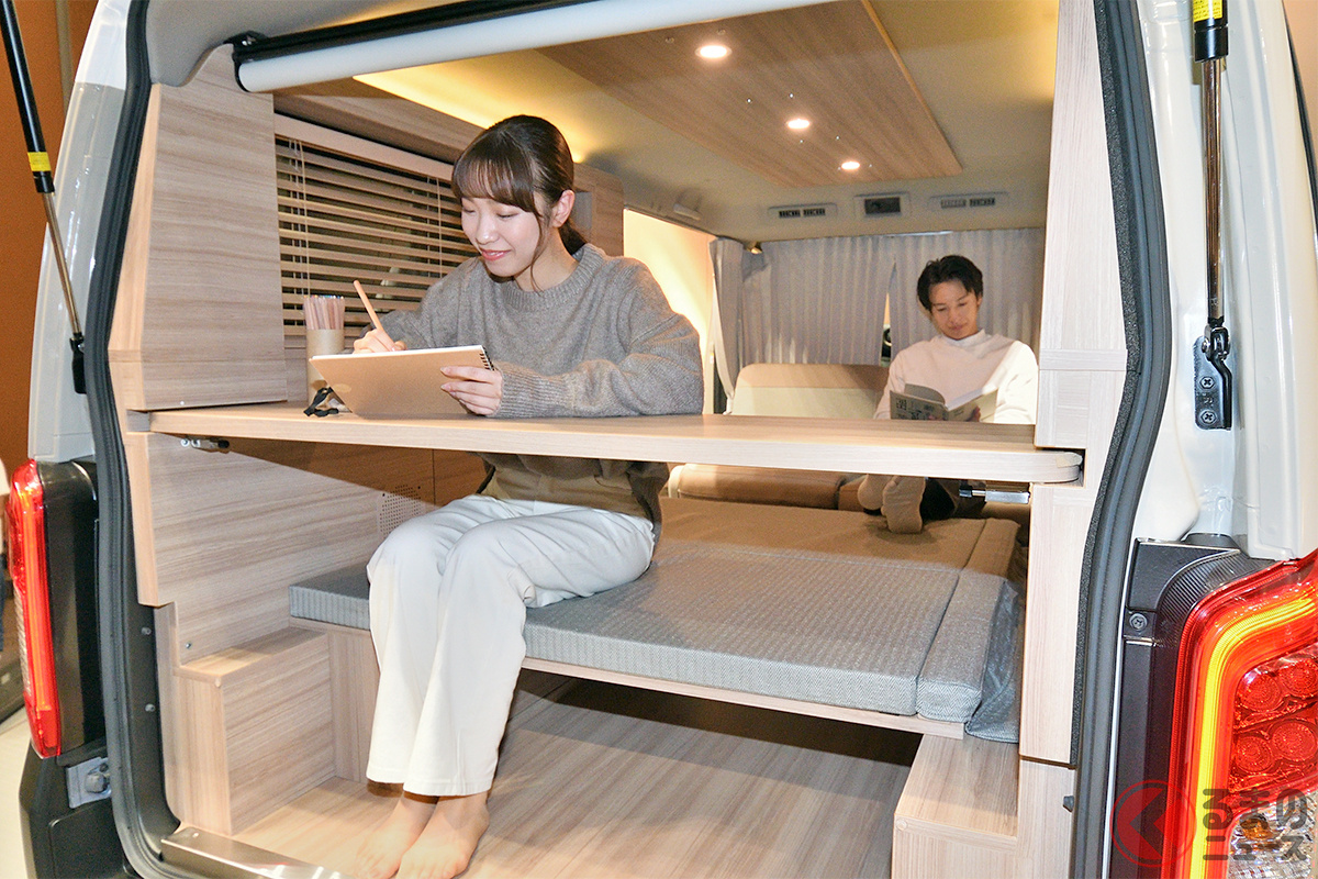 オシャレな車中泊が楽しめる! 日産新型「キャラバン MYROOM」