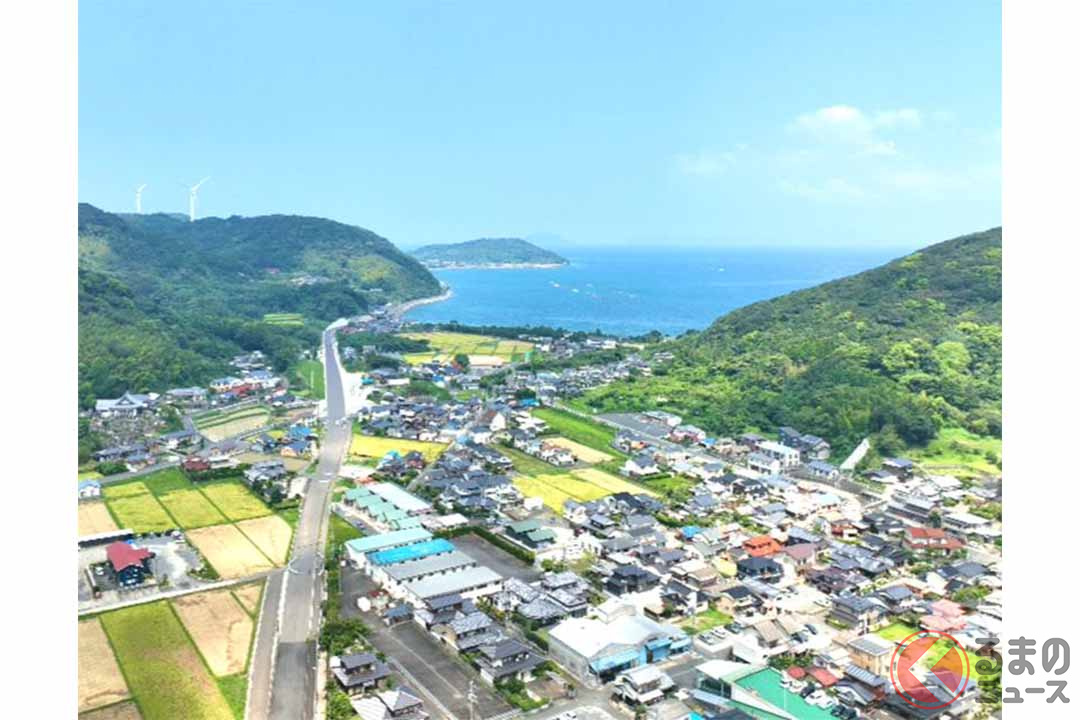 国道204号唐房バイパスの現況(画像:佐賀県)