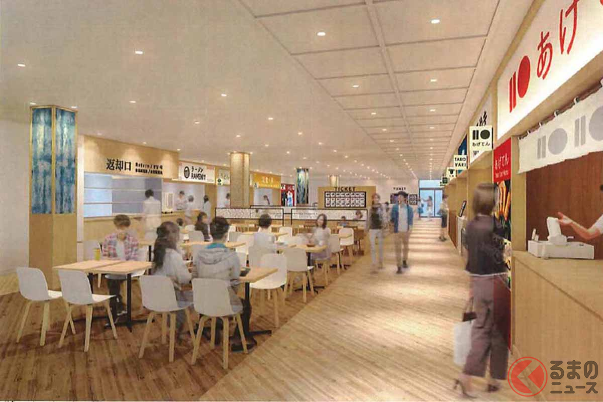 テイクアウトコーナー内装イメージ(画像:中日本エクシス)