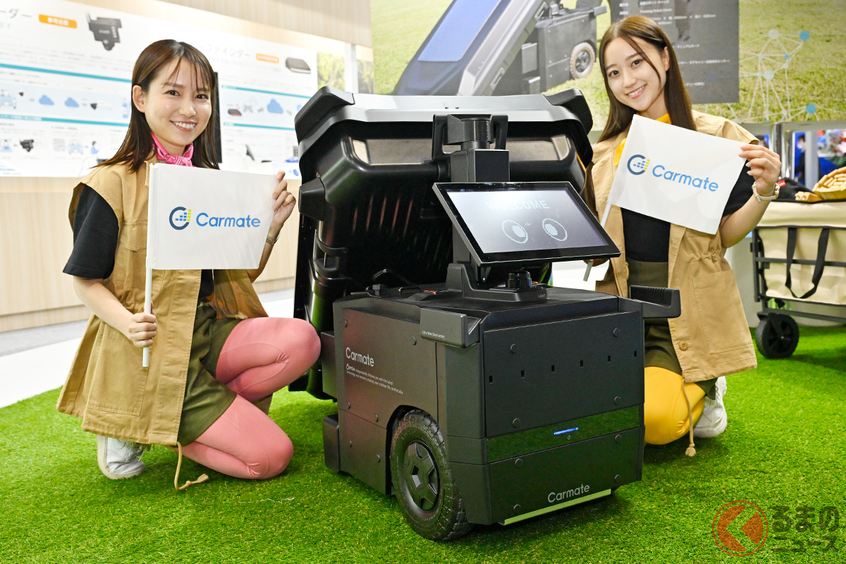 「追尾ロボット キャリオ」と「ソーラー ギアキャリー」