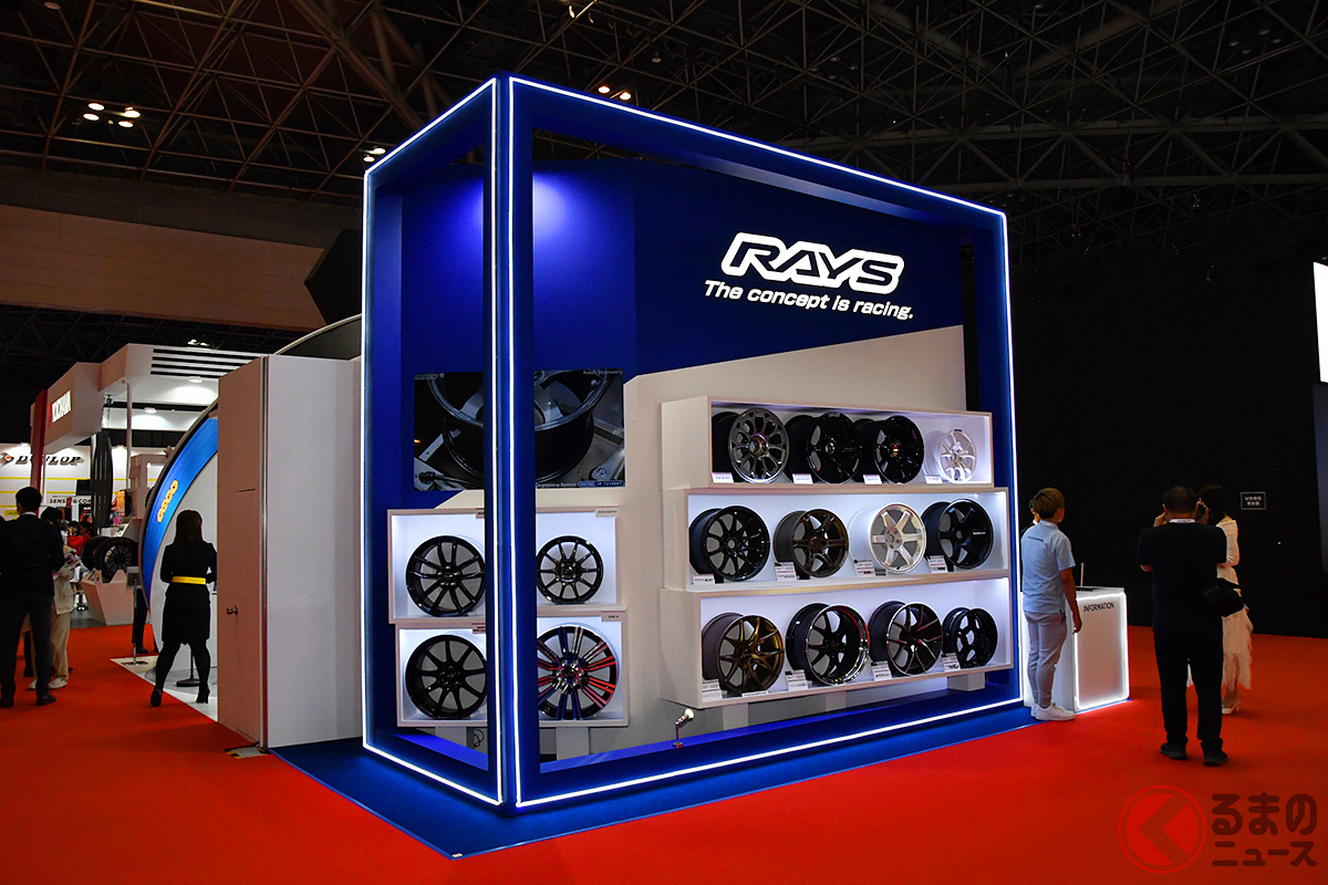 ジャパンモビリティショー2023 RAYSブース