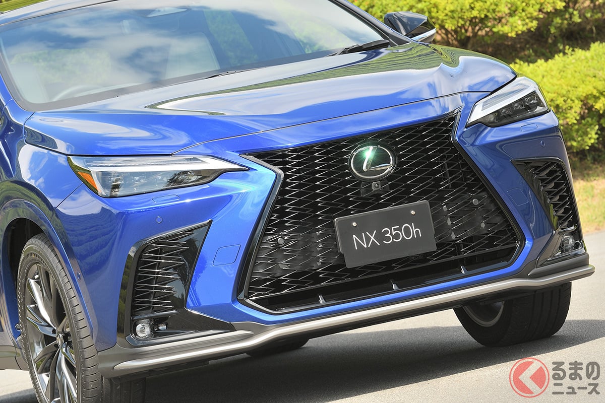 すべてが変わった! レクサス新型「NX」の特徴とは? (画像はハイブリッド車「NX 350h(F SPORT)」)