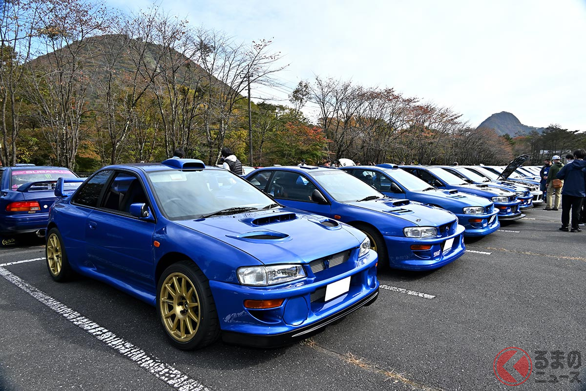 250台以上の初代インプレッサが榛名山に集まった!