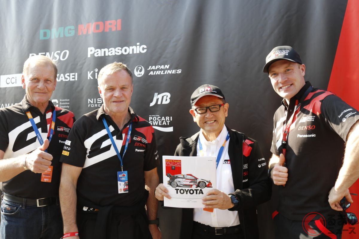 サービスパークでの一面。滅多に見れないレジェンド達が勢ぞろいした