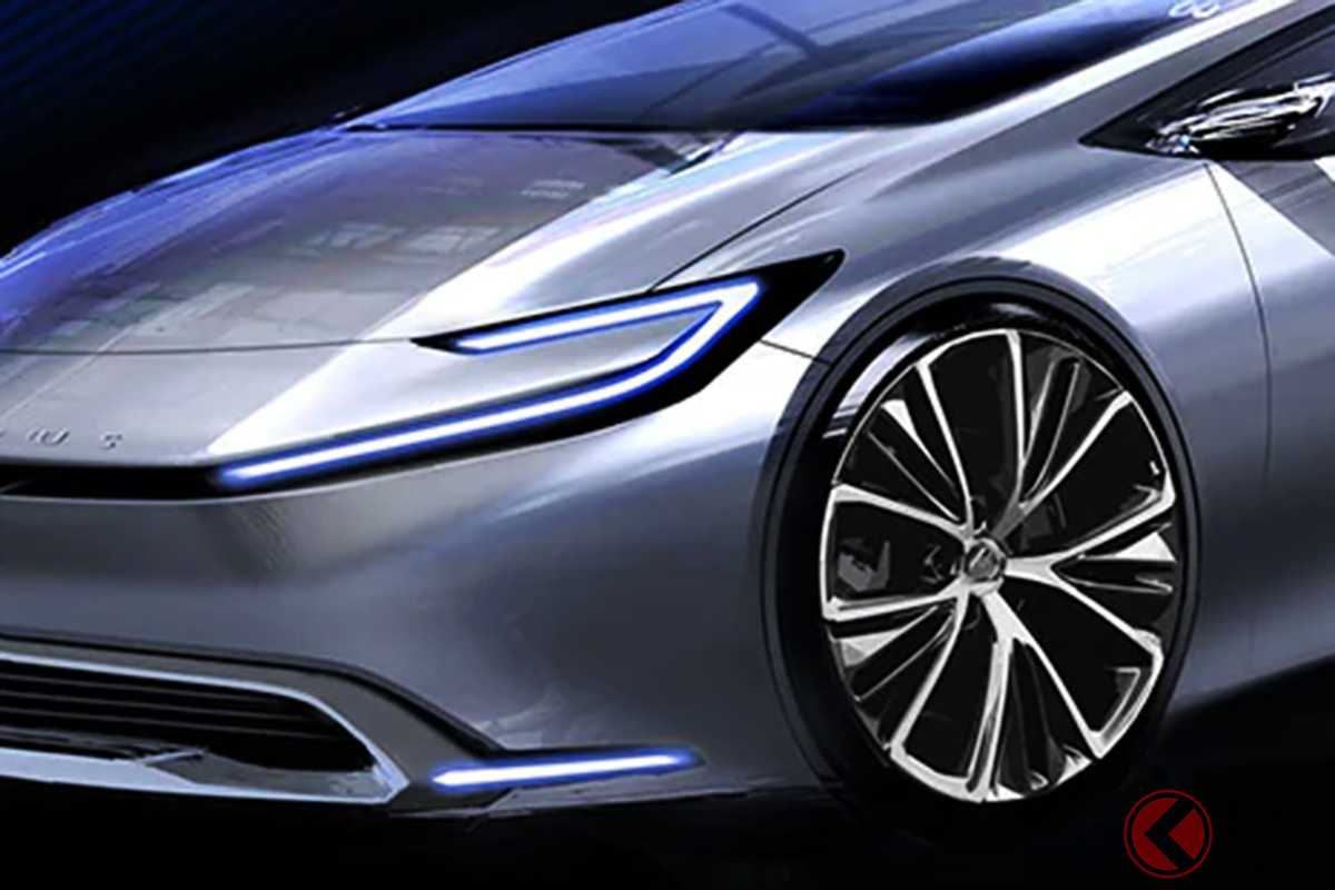 開発過程におけるトヨタ新型「プリウス」のデザインスケッチ(画像:トヨタ公式ウェブサイトより)