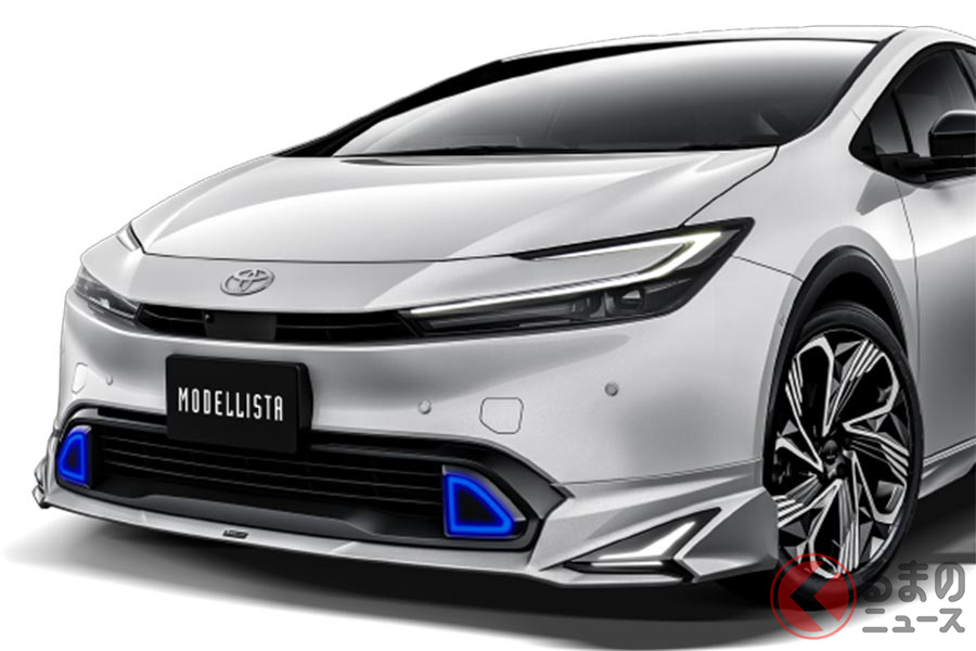 モデリスタパーツを装着したトヨタ新型「プリウス」