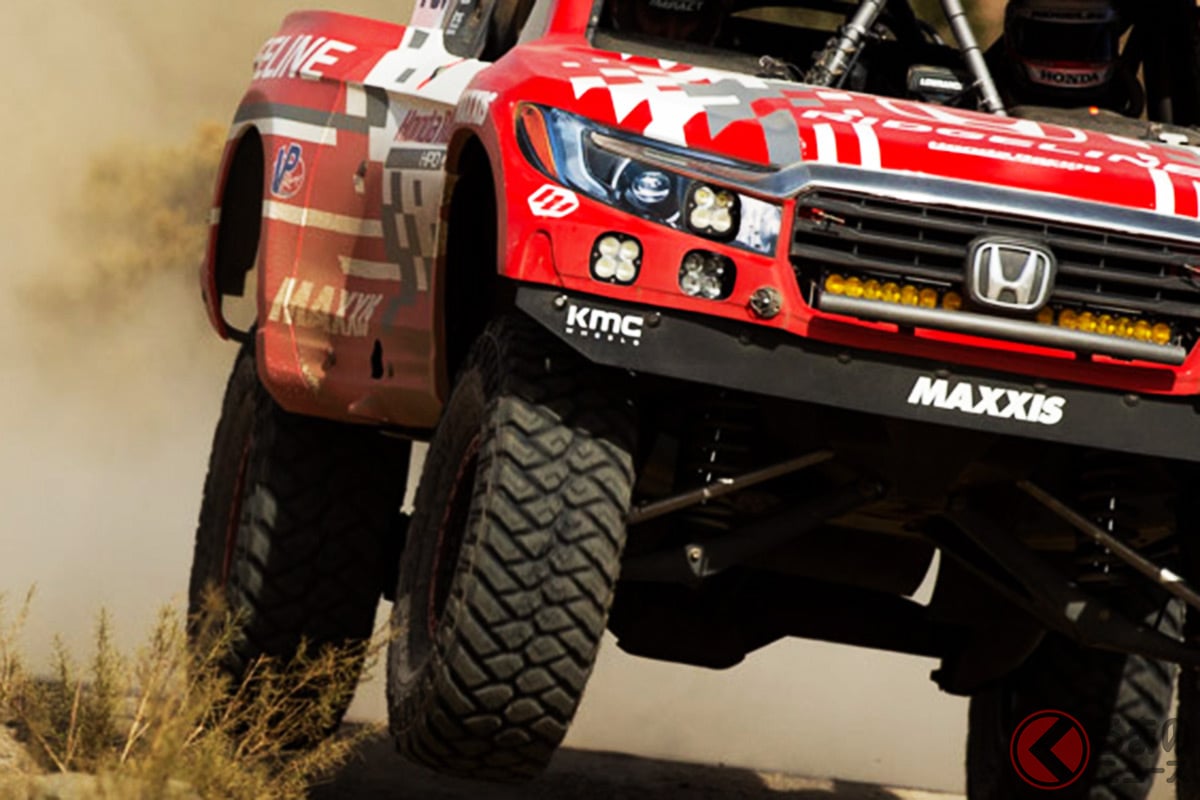 バハ1000(2022年大会)に参戦したホンダ「リッジライン」がクラス優勝!