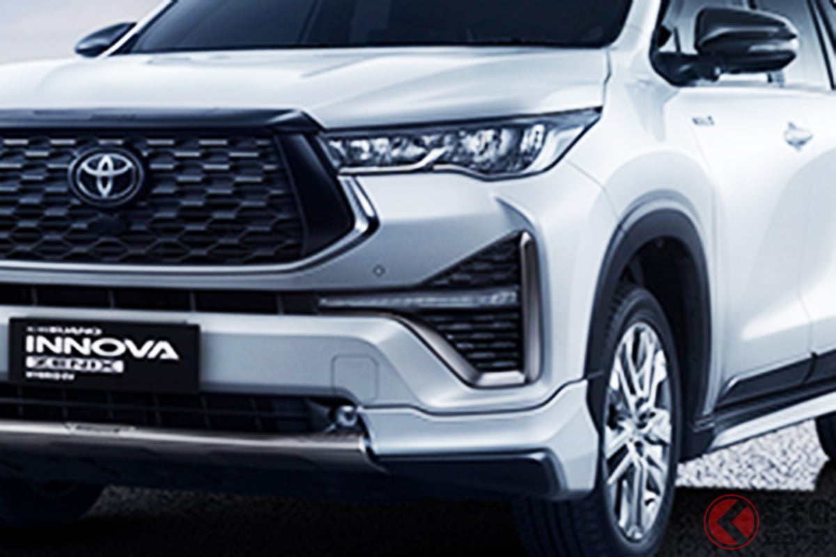 インドネシアで初公開されたトヨタ新型「イノーバ ゼニックス」