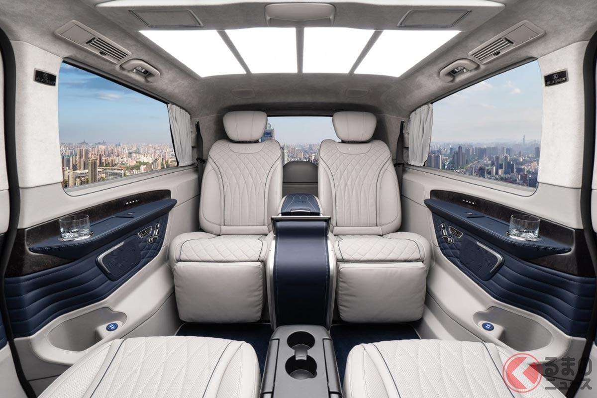 カスタムショップ「KLASSEN」の手でゴージャスにカスタマイズされたメルセデス・ベンツ「Vクラス」