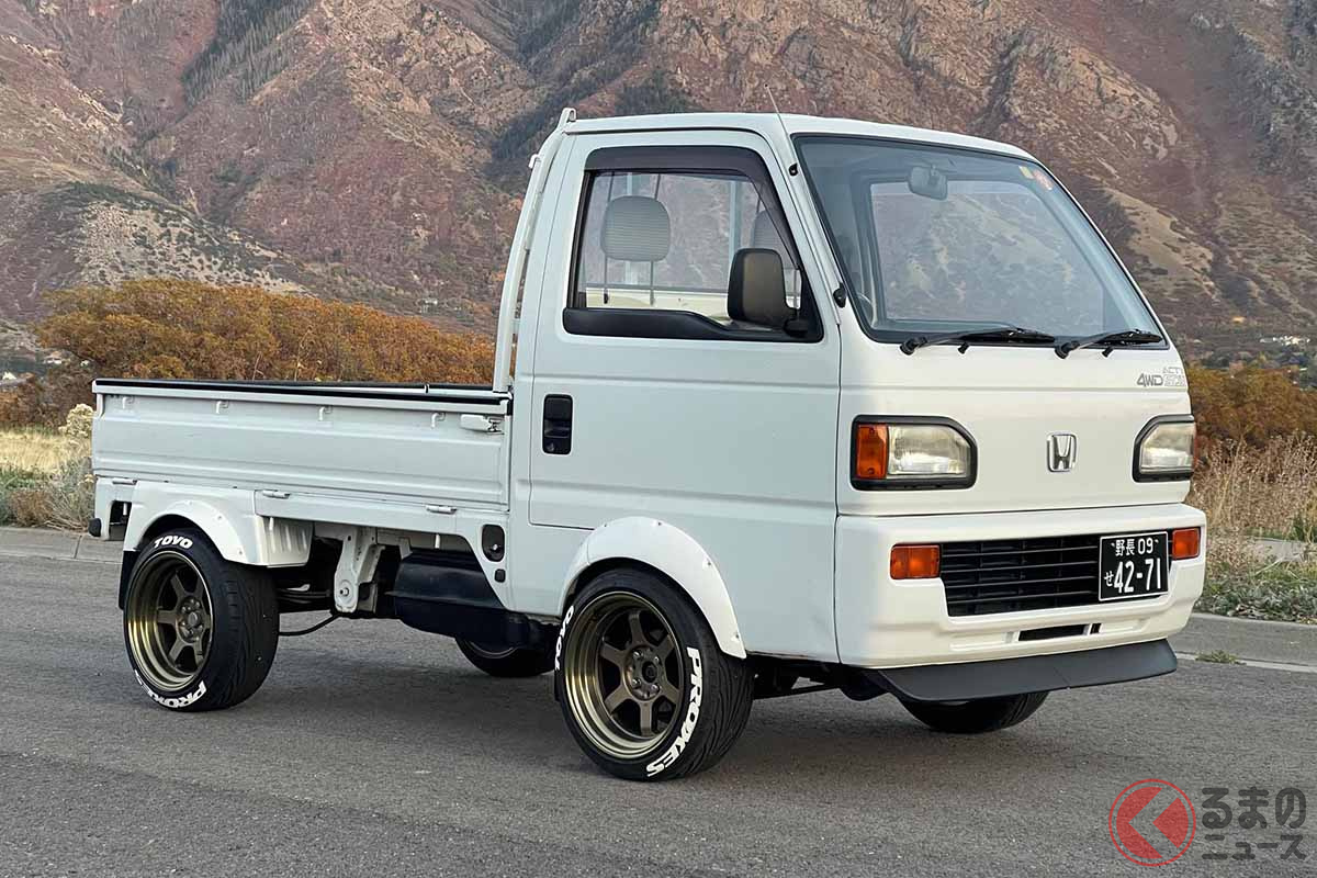 オークションに出品されたホンダ「アクティ」(画像:cars&bids)