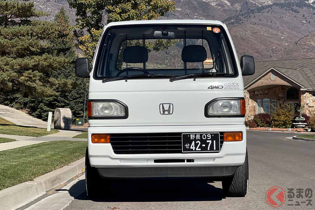 過去に海外オークションに出品されたホンダ「アクティ」(画像:cars&bids)