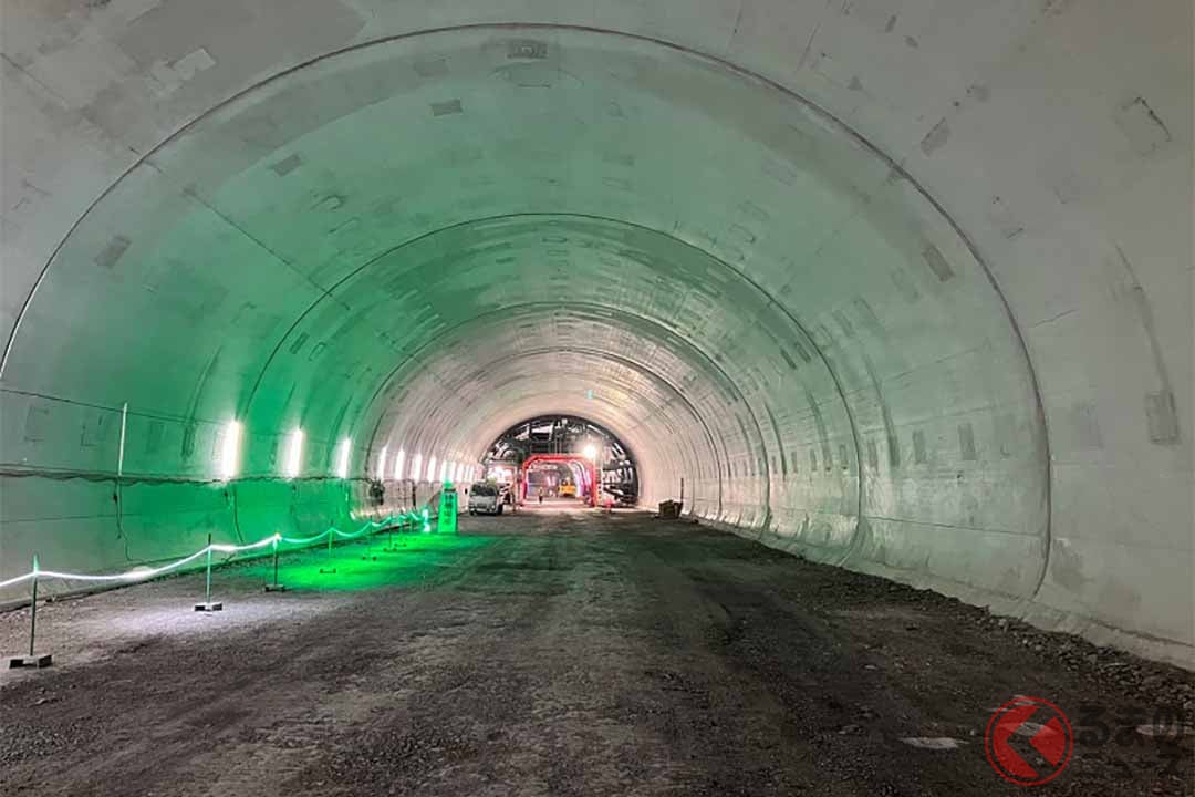 串本町田並の田並トンネル(仮称)。2023年10月時点(画像:国土交通省近畿地方整備局紀南河川国道事務所)