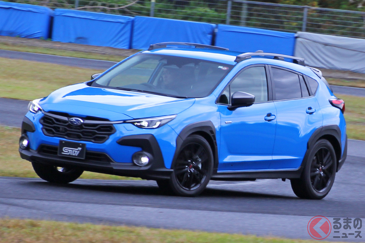 STIパーツを装着したスバル クロストレック