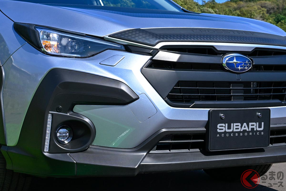 アクセサリー装着でワイルドになったスバル新型「クロストレック」