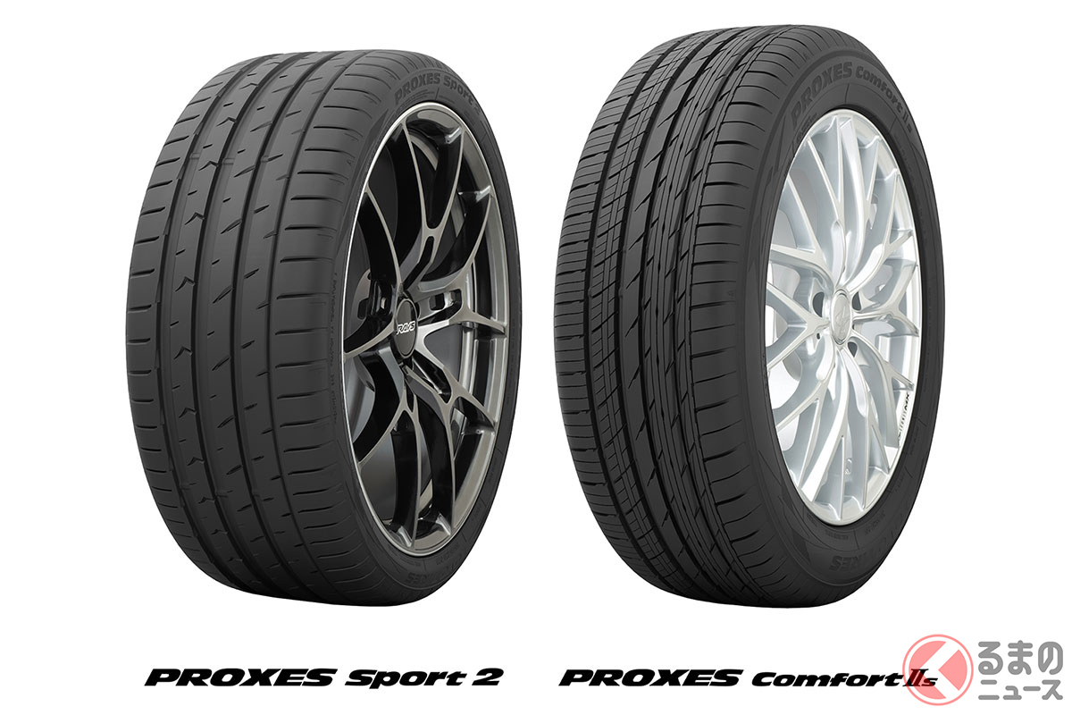 トーヨータイヤが2023年に日本市場へ投入する「PROXES Sport 2」と「PROXES Comfort II s」