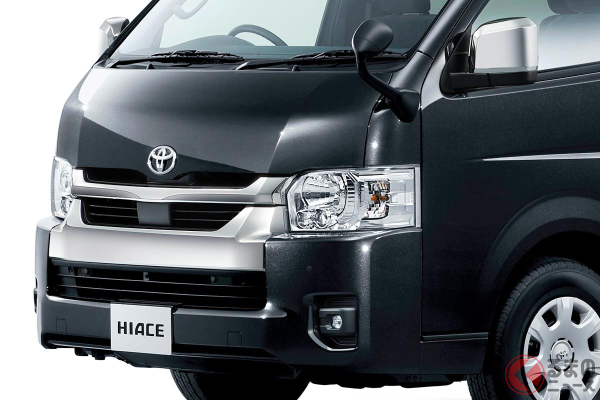 ファミリーカーとしても人気のトヨタ「ハイエース」