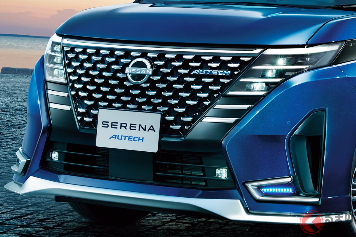派手グリルが光る日産新型「セレナ」のカスタムカー(セレナ AUTECH)
