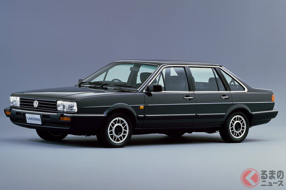 筆者の遠藤イヅル氏が個人所有するのは1988年式の日産「VWサンタナ」という希少車!