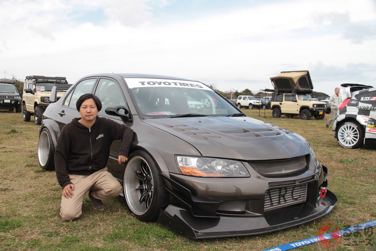 フルカスタムされた新野さんの三菱 ランサーエボリューションIX