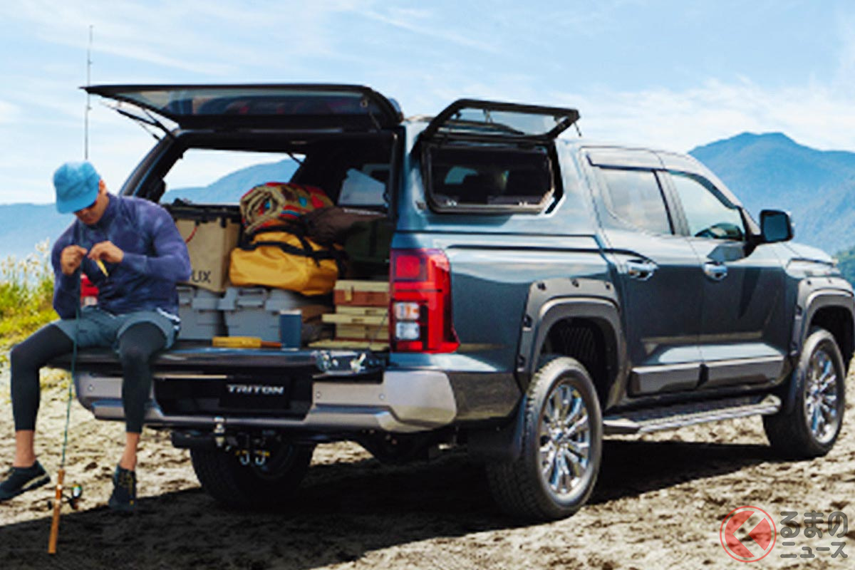 三菱新型「トライトン」(※キャノピー仕様)