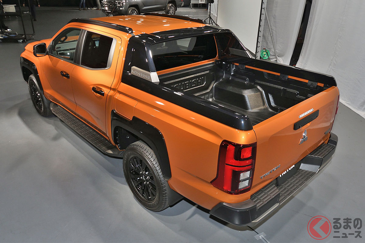 三菱新型「トライトン」の最上級グレード「GSR」は精悍さを高めた上質な外装を特徴とします