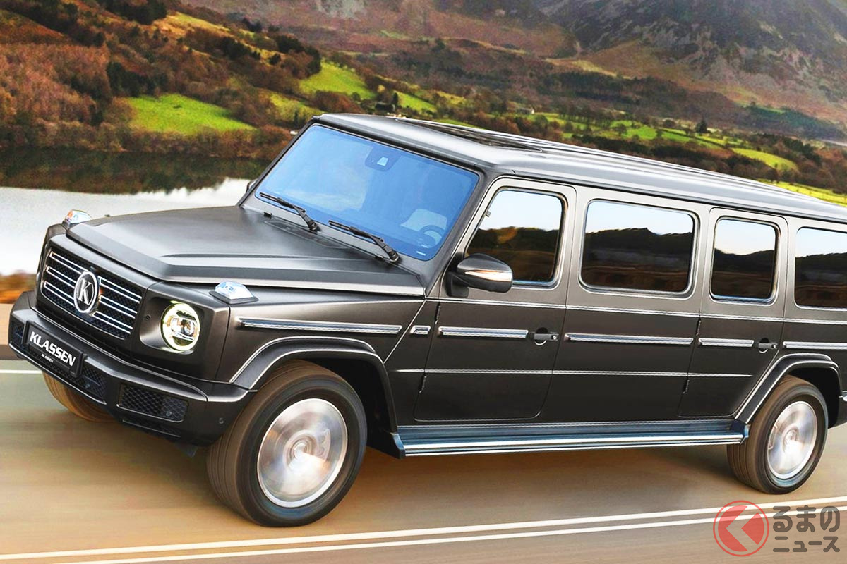 メルセデス・ベンツ「Gクラス」をストレッチ、防弾装甲車仕様にカスタムしたKLASSEN「G63 AMG アーマードVR8 クラッセンバンカー」