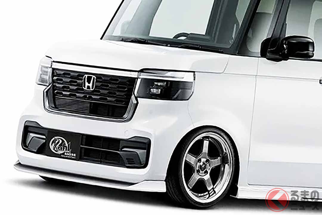 ローダウンしVERZホイールとKUHLエアロパーツを装着したホンダ「N-BOXカスタム」のイメージ(画像:KUHL JAPAN)