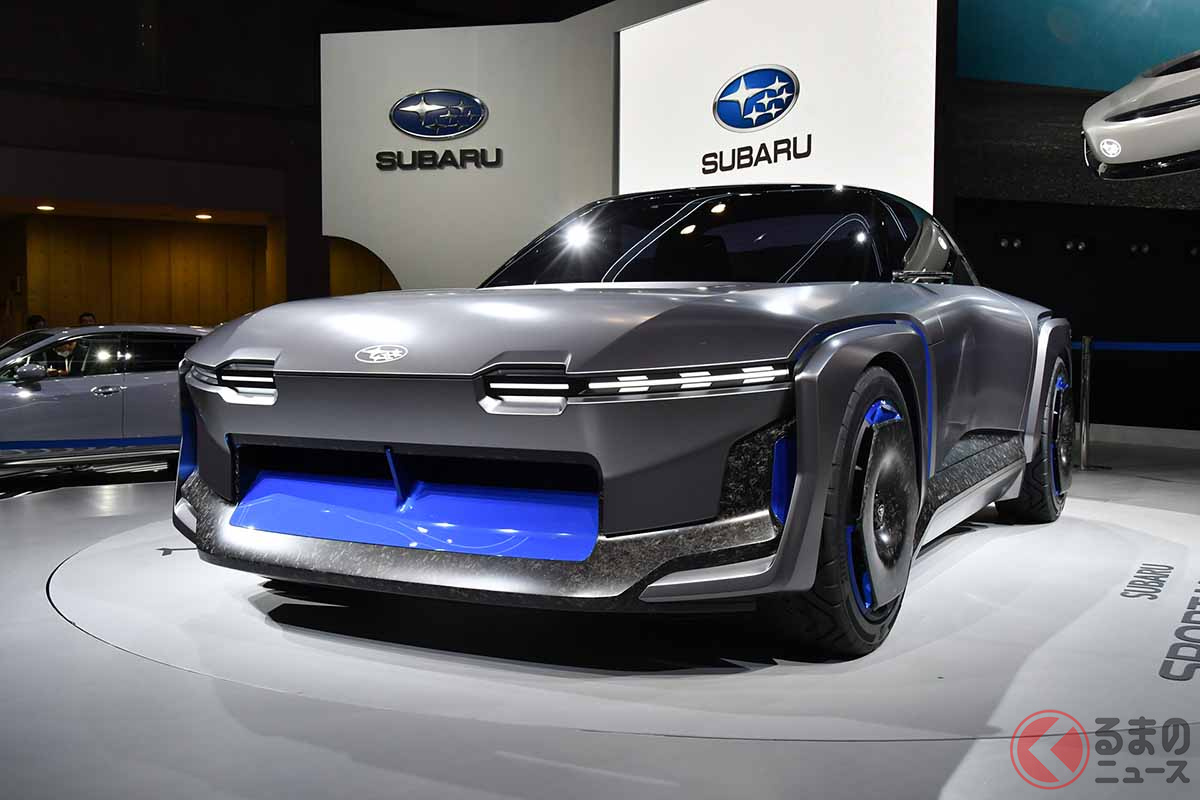 スバルの新型2ドアクーペ「SUBARU SPORT MOBILITY Concept(スバルスポーツモビリティコンセプト)」(写真:中野英幸・内田千鶴子)