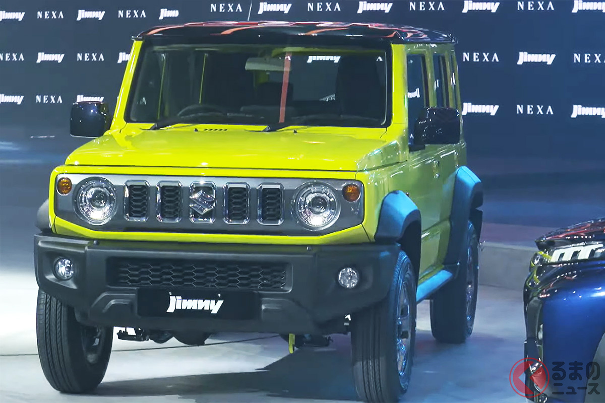 きた~! ついに新型「ジムニー5ドア」がインドで世界初公開された