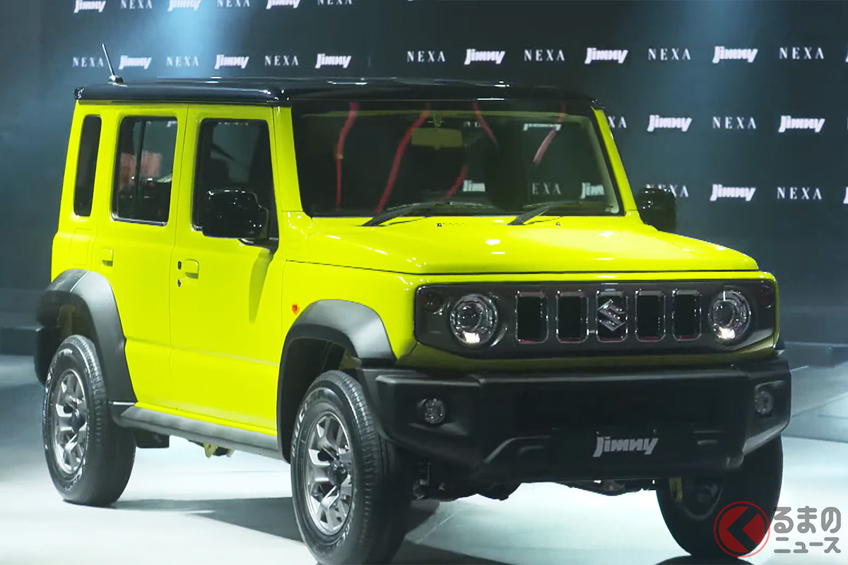 ついに登場!インドで世界初公開された新型「ジムニー5ドア」