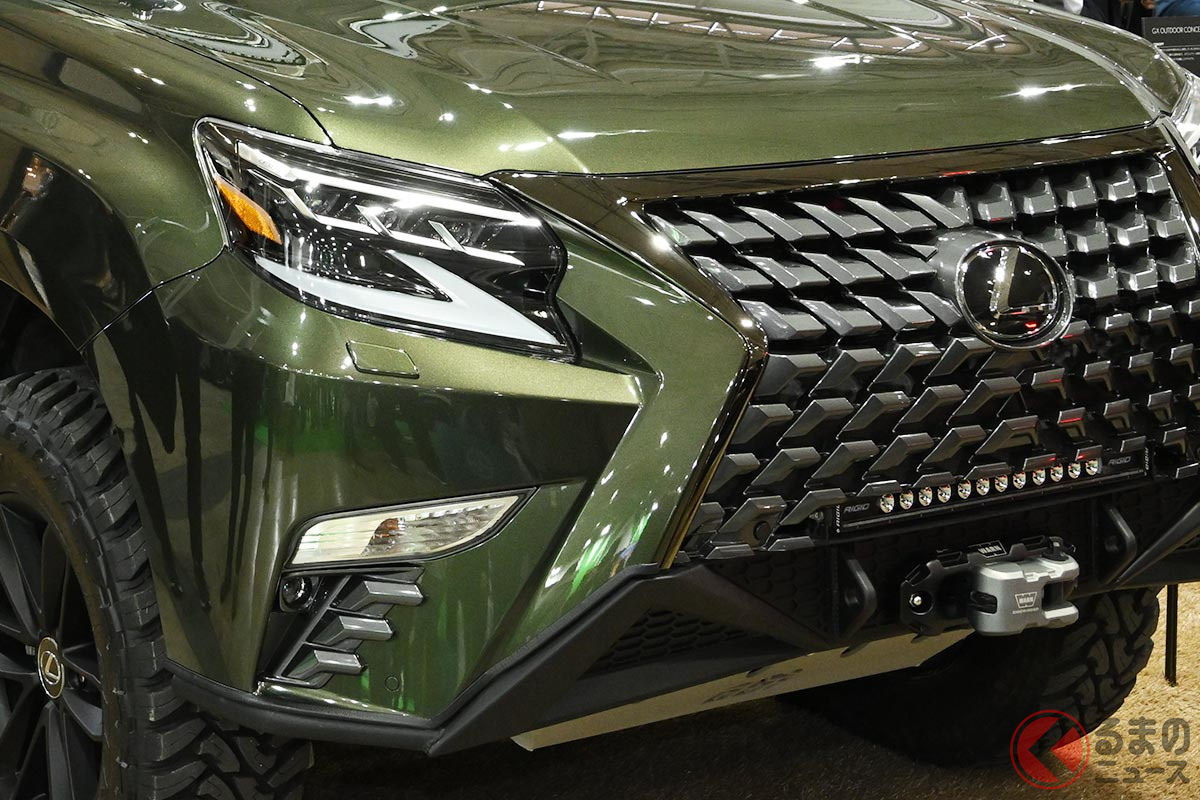 東京アウトドアショー2023に出展されたレクサス「GX アウトドアコンセプト」