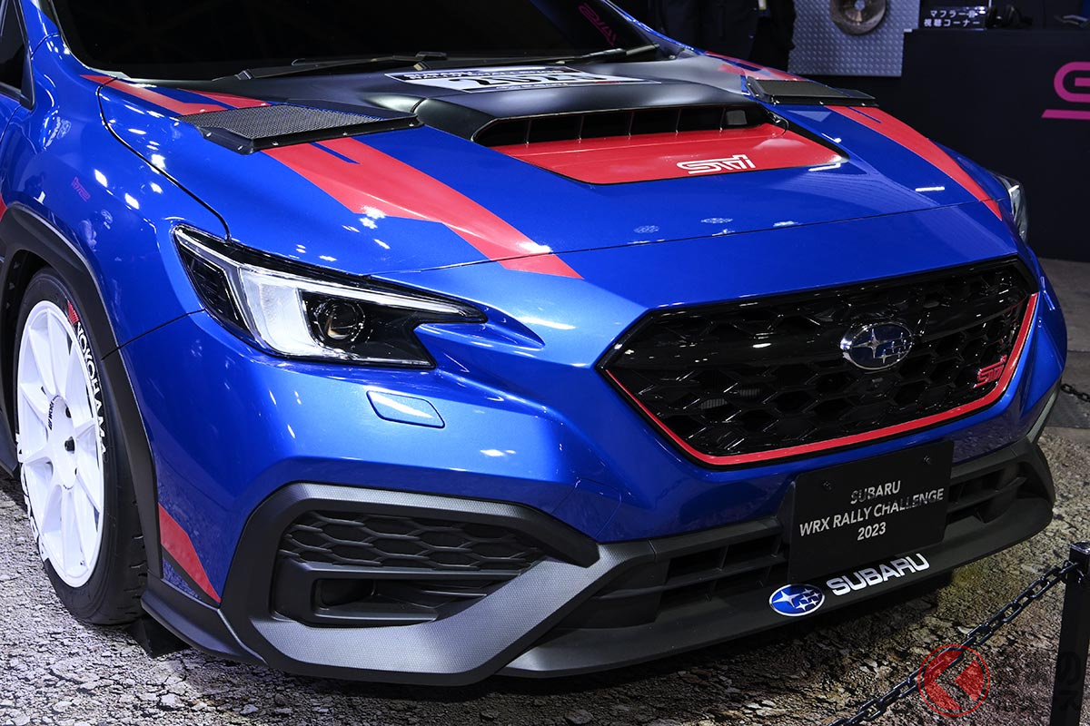 全日本ラリー選手権の参戦車両「SUBARU RALLY CHALLENGE 2023」