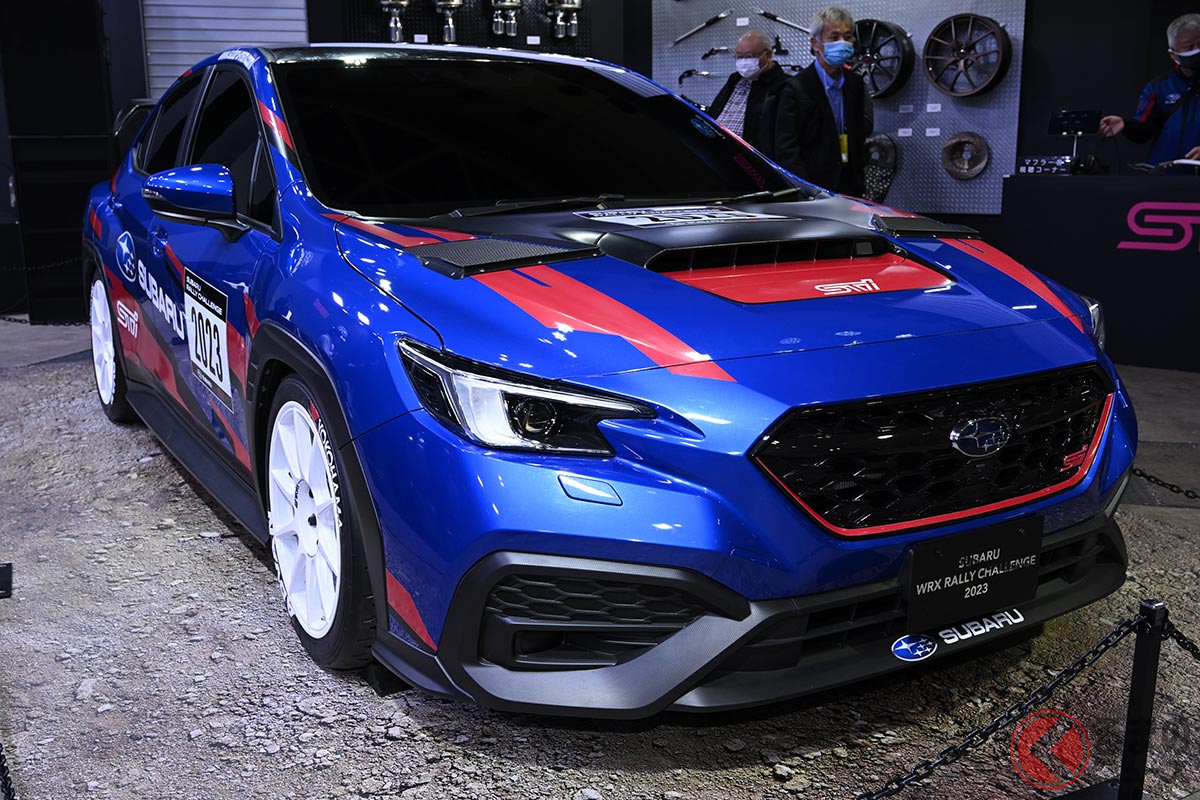 東京オートサロン2023で世界初公開された「SUBARU WRX RALLY CHALLENGE」