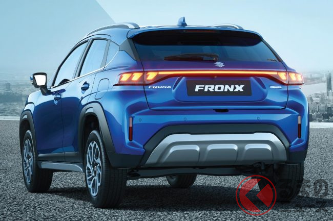 スズキ、精悍顔の「新型SUV」発表! 5MTも設定! 流麗スタイルの新型「フロンクス」豪州投入へ