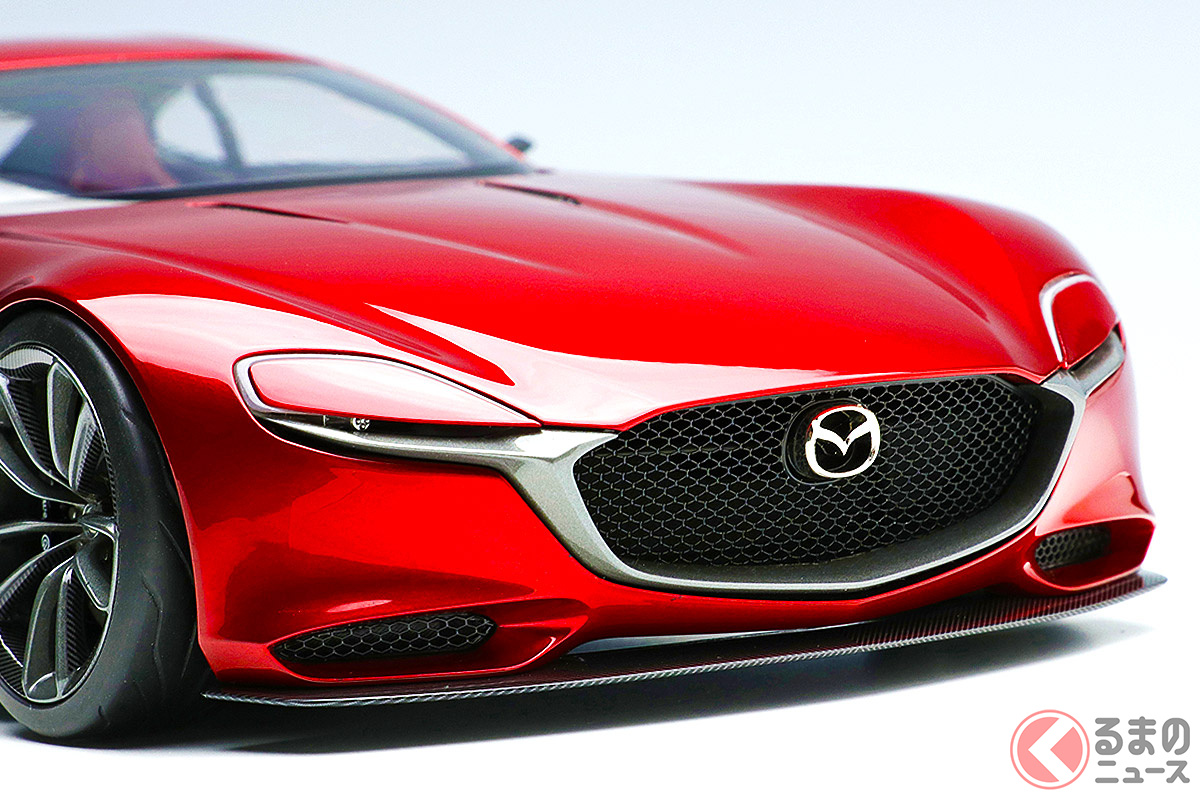 世界初公開された超精密な「RX-VISION」! まさに「美しすぎる」モデルカーだ!