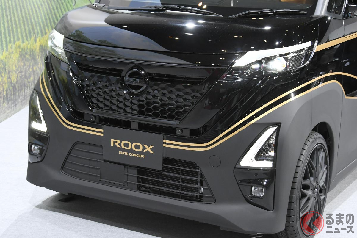 ガルウイングを装着した日産「ルークス」のコンセプトカー