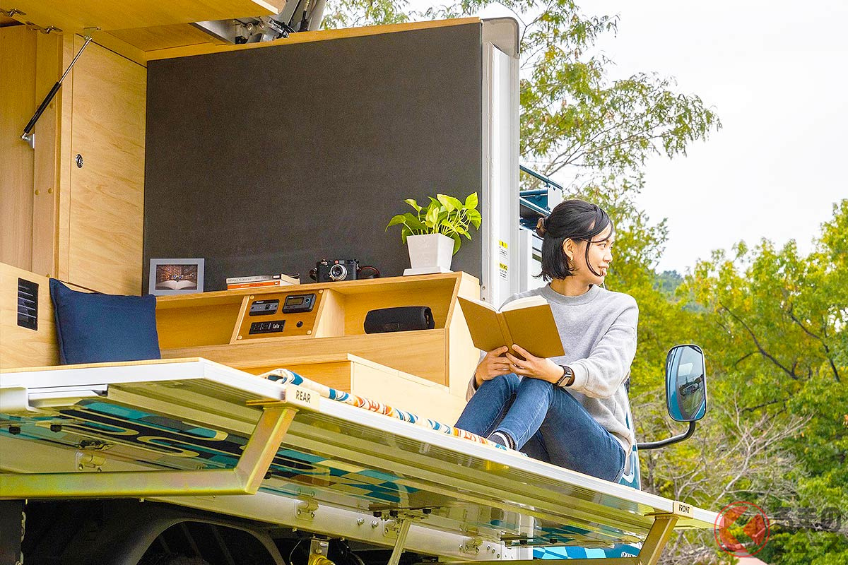 三菱ふそうが株式会社ドリームドライブと協力し、自由な働き方を提案する「NOMADPro CANTER」