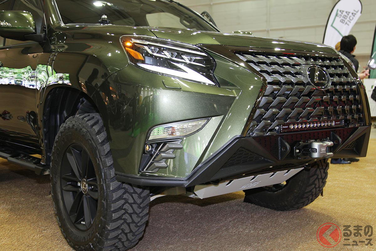 日本で初公開されたゴツすぎレクサス「GX」