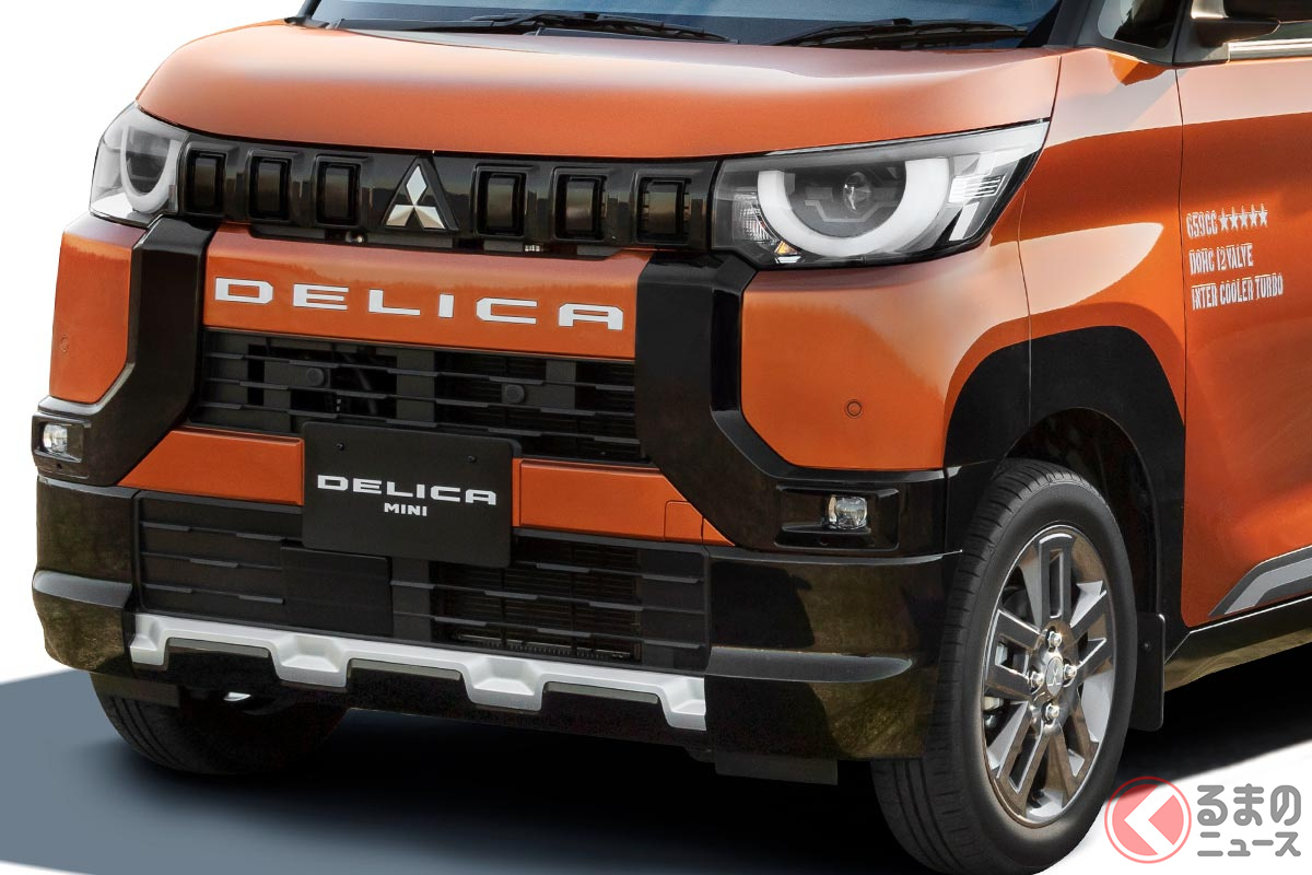 純正アクセサリーを装着した三菱新型「デリカミニ」(アクティブスタイル)