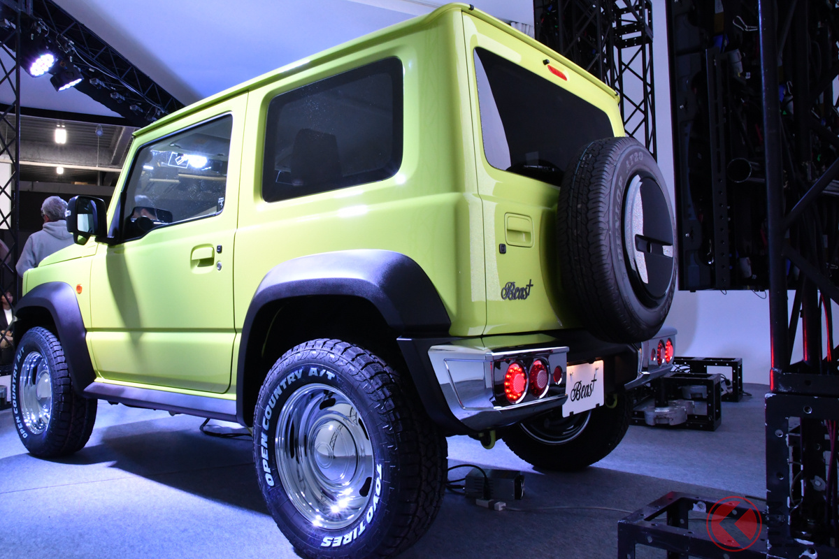 「Beas(ベアス)」はスズキ「ジムニー シエラ」をベースにしたカスタマイズカー
