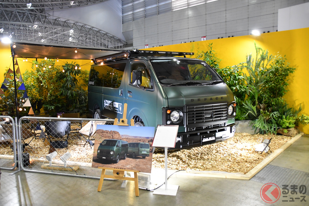 DAMDを代表するデザインとなった定番ボディキットをハイエースへ展開した「DEFACE(デフエイス)」