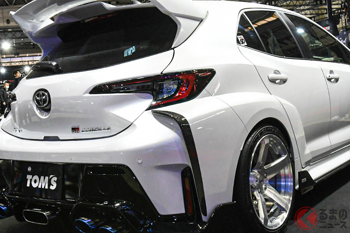 5本出しはイカツイ…「TOM’S GRカローラ Type TK」