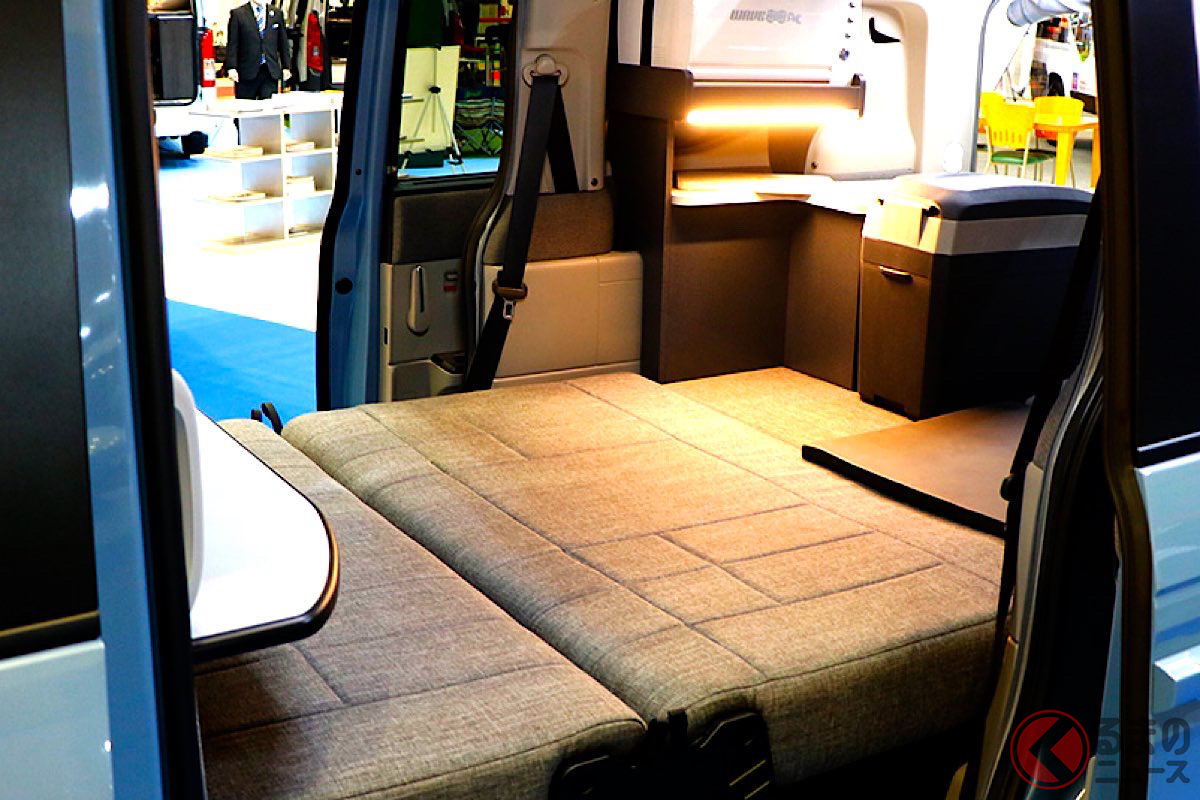 めちゃ…「オシャ」な内装! 「ジャパンキャンピングカーショー2023」で初公開されたキャンピングカー「ステップワゴン DECK ONE(デッキワン)」