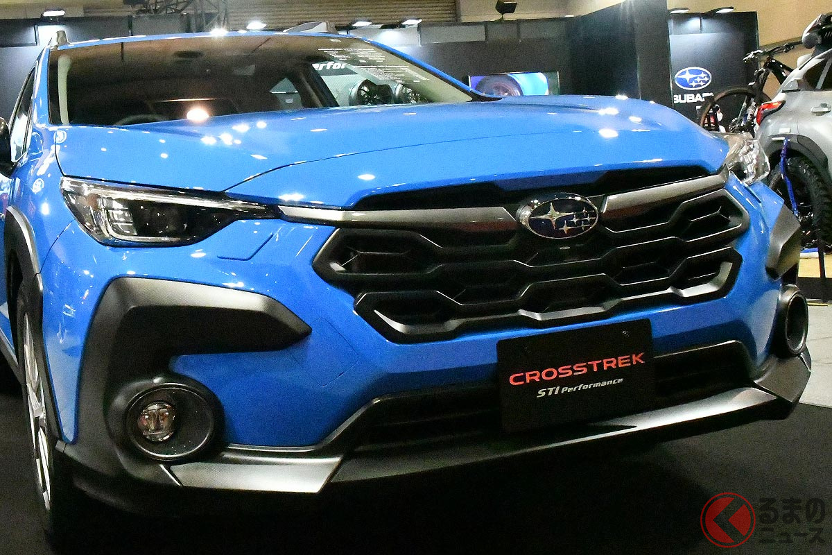 大阪オートメッセ2023で初公開されたスバル新型「クロストレック STIパフォーマンス」