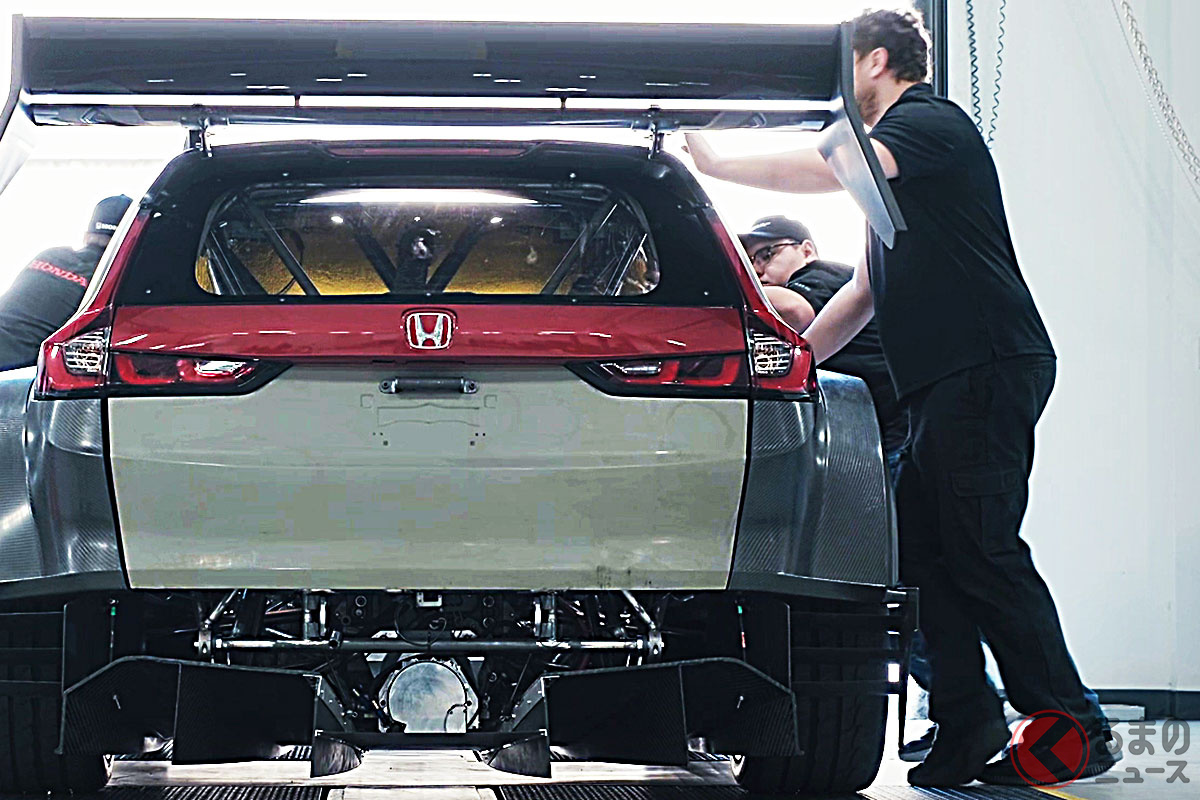 800馬力!超ド級な新型「CR-V Hybrid Racer」