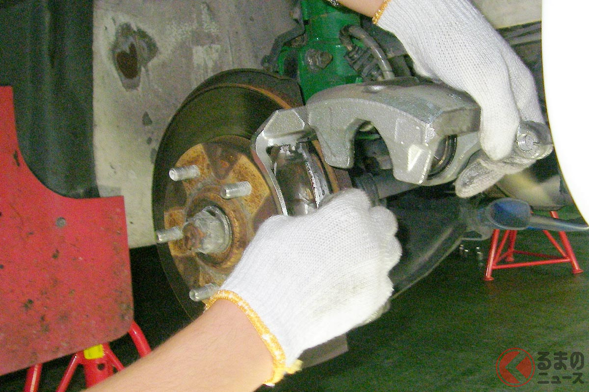 足まわりはブレーキ関連をチェック